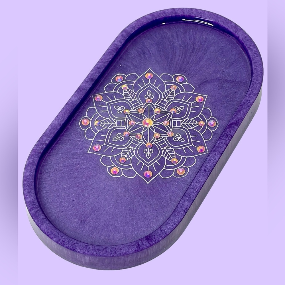 NEW RESIN JEWELRY TRAY